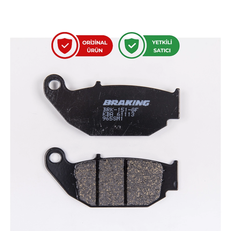 Braking Honda Crf 250 Rally Arka Fren Balatası Yarı Metalik 965SM1