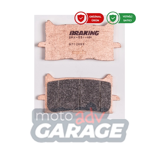 Braking Honda Crf 1100 L Africa Twin Ön Fren Balatası Sinterli Cadde 971CM55