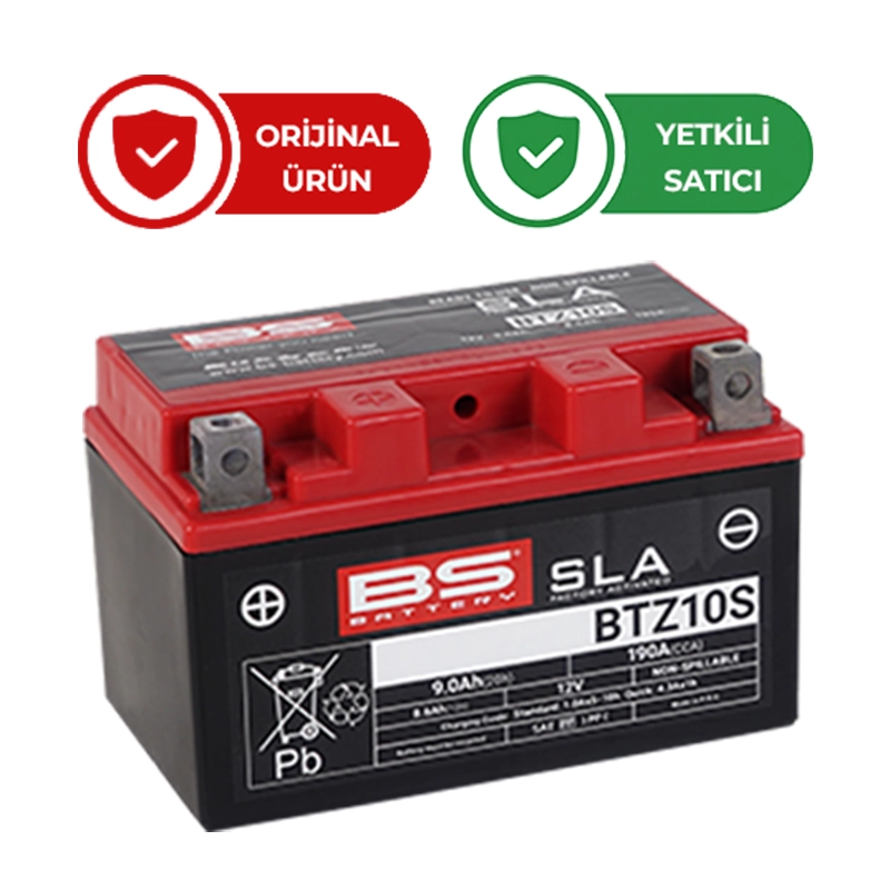 Bs Yamaha Tenere 700 için Akü SLA YTZ10S-SLA 19-22