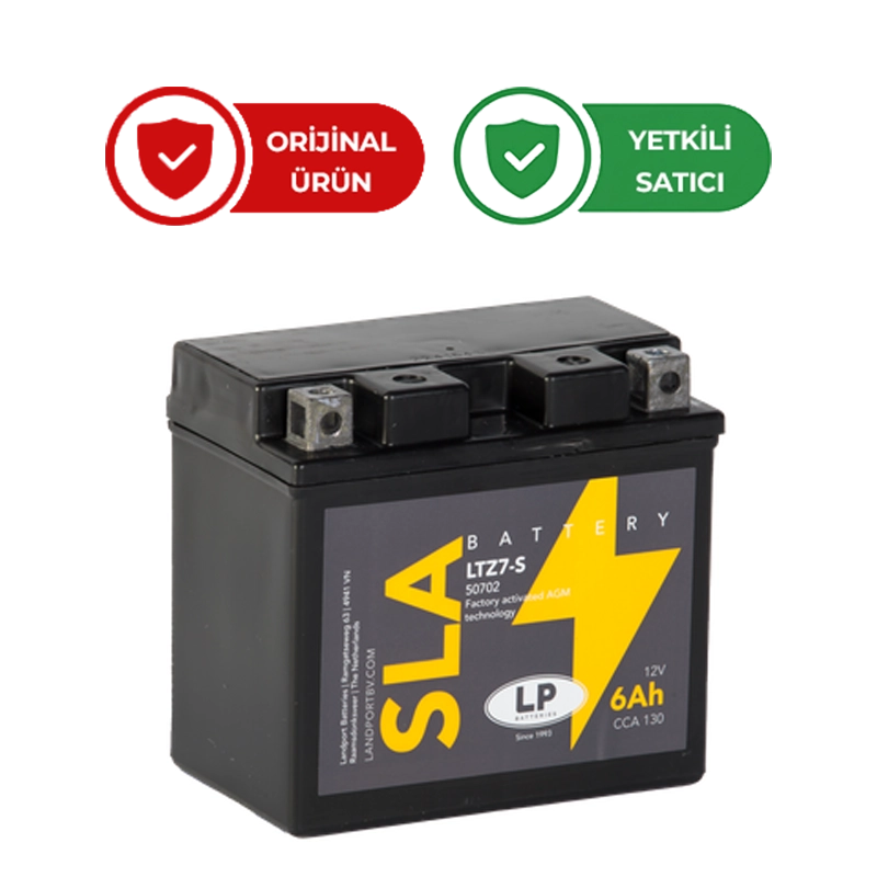 Landport Tenere 700 için Akü 12V 6Amph Sla Ytz7S/Ltz7-S 23-