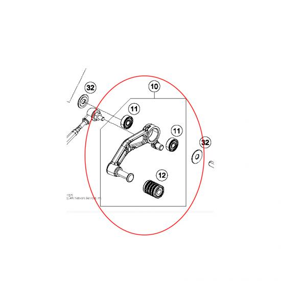 90134031233 Gear Change Lever