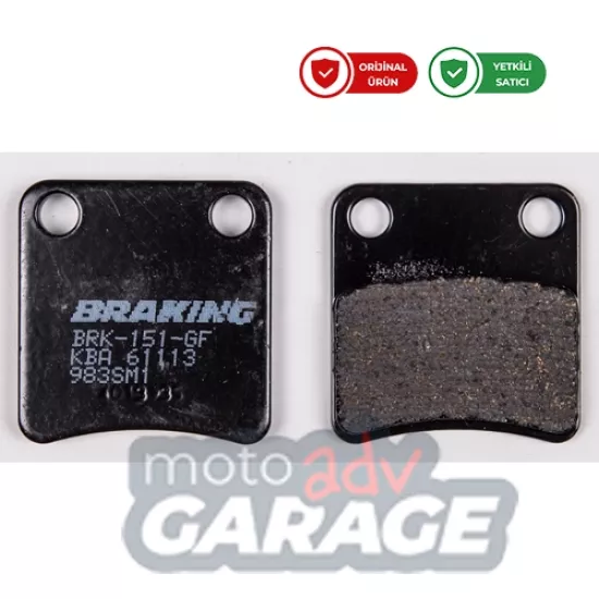 Braking Honda Africa Twin DCT El Freni Balatası