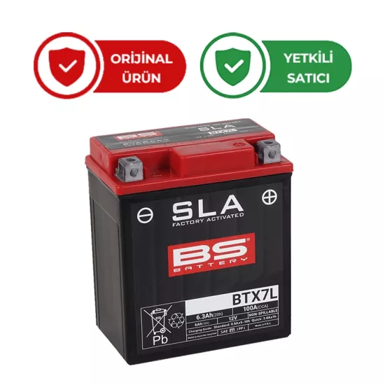 Bs Honda Crf 250 Rally için Akü SLA Btx7L-Sla