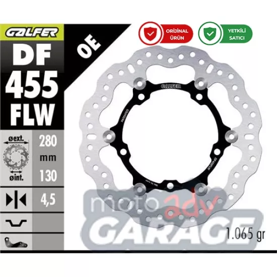 Galfer Yamaha Tenere 700 için Ön Fren Diski  DF455FLW