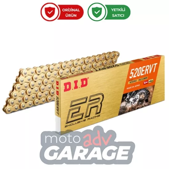 D.I.D 520 ERVT X Ring Gold Zincir 520/120L
