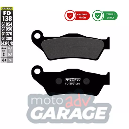 Galfer Yamaha Xt 660 Z Tenere  Ön Fren Balatası