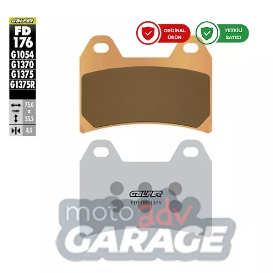 Galfer KTM 1090 Adventure Ön Fren Balatası