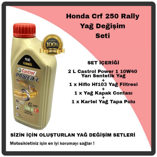 Honda Crf 250 Rally Yağ Değişim Seti
