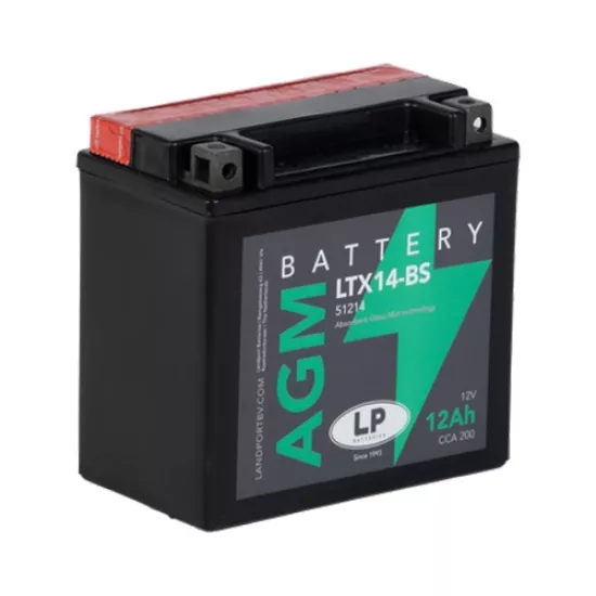 Landport 12V 12Amph Agm Akü Ltx14-Bs