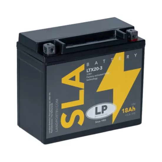 Landport 12V 18Amph Sla Akü Ytx20L/Ltx20-3