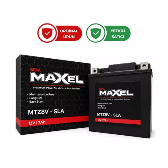 Maxel Honda Crf 250 Rally için Akü MTZ8V-SLA