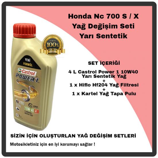 Honda Nc 750 S / X Yağ Değişim Seti