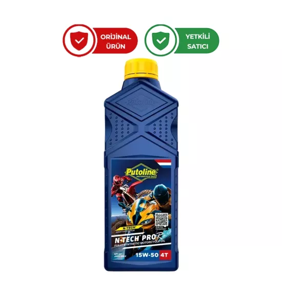 Putoline N-Tech Pro R+ 15W50 Tam Sentetik Motor Yağı 1L