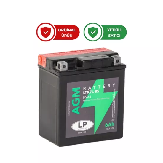 Landport Honda Crf 250 L için Akü 12V 6Amph 13-16 Agm Ltx7L-Bs