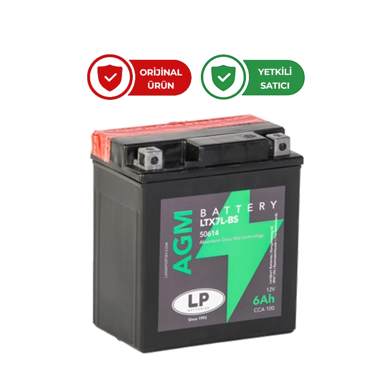 Landport Honda Crf 250 L için Akü 12V 6Amph 13-16 Agm Ltx7L-Bs