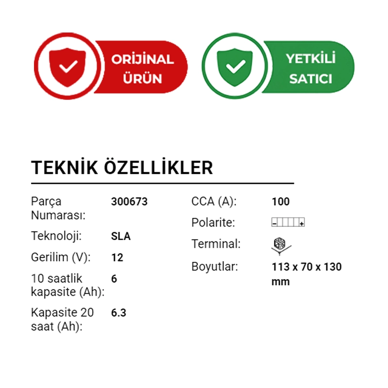 Bs Honda Crf 250 Rally için Akü SLA Btx7L-Sla 13-16